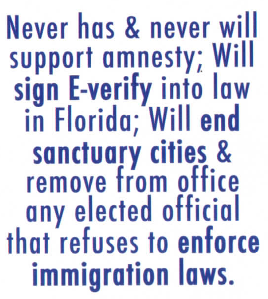 DeSantis Immigration Platform